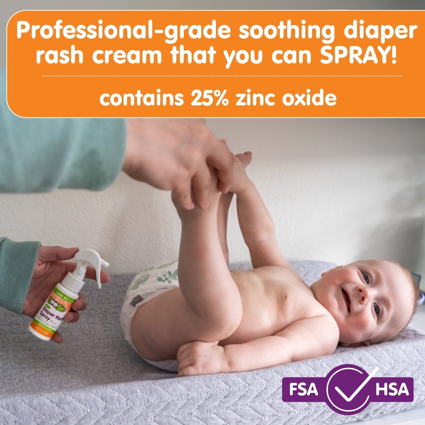 Boogie Diaper Rash Spray 1.7 oz. (Case of 12)